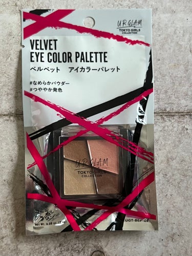 UR GLAM　VELVET EYE COLOR PALETTE コーラルブラウン/U R GLAM/アイシャドウパレットを使ったクチコミ（3枚目）