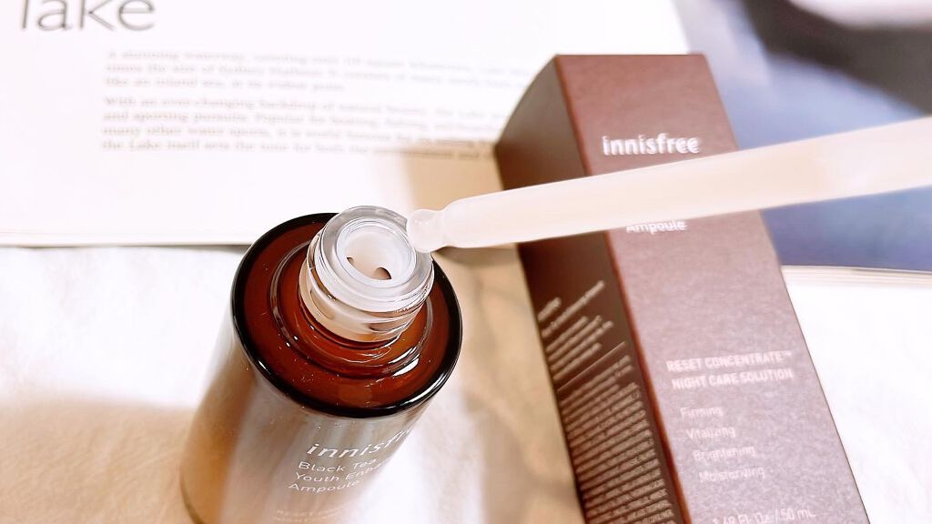 ブラックティー ユース セラム/innisfree/美容液を使ったクチコミ（2枚目）