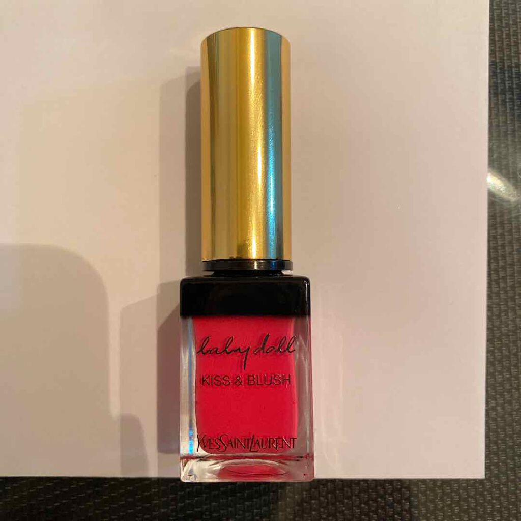ベビードール キッス＆ブラッシュ 2.ピンクアンソロン/YVES SAINT LAURENT BEAUTE/ジェル・クリームチークを使ったクチコミ（1枚目）