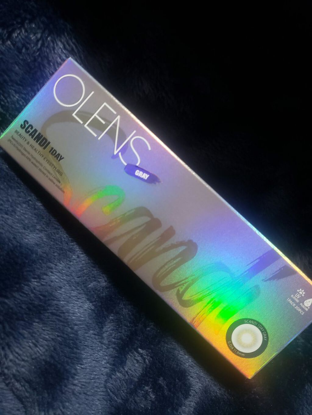 SCANDI 1day グレー /OLENS/カラーコンタクトレンズを使ったクチコミ（1枚目）