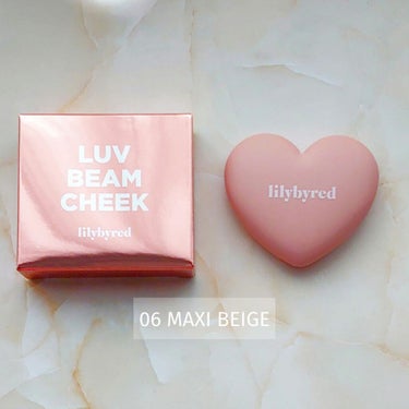 ラブビームチーク #06 Maxi Beige/lilybyred/パウダーチークを使ったクチコミ（1枚目）