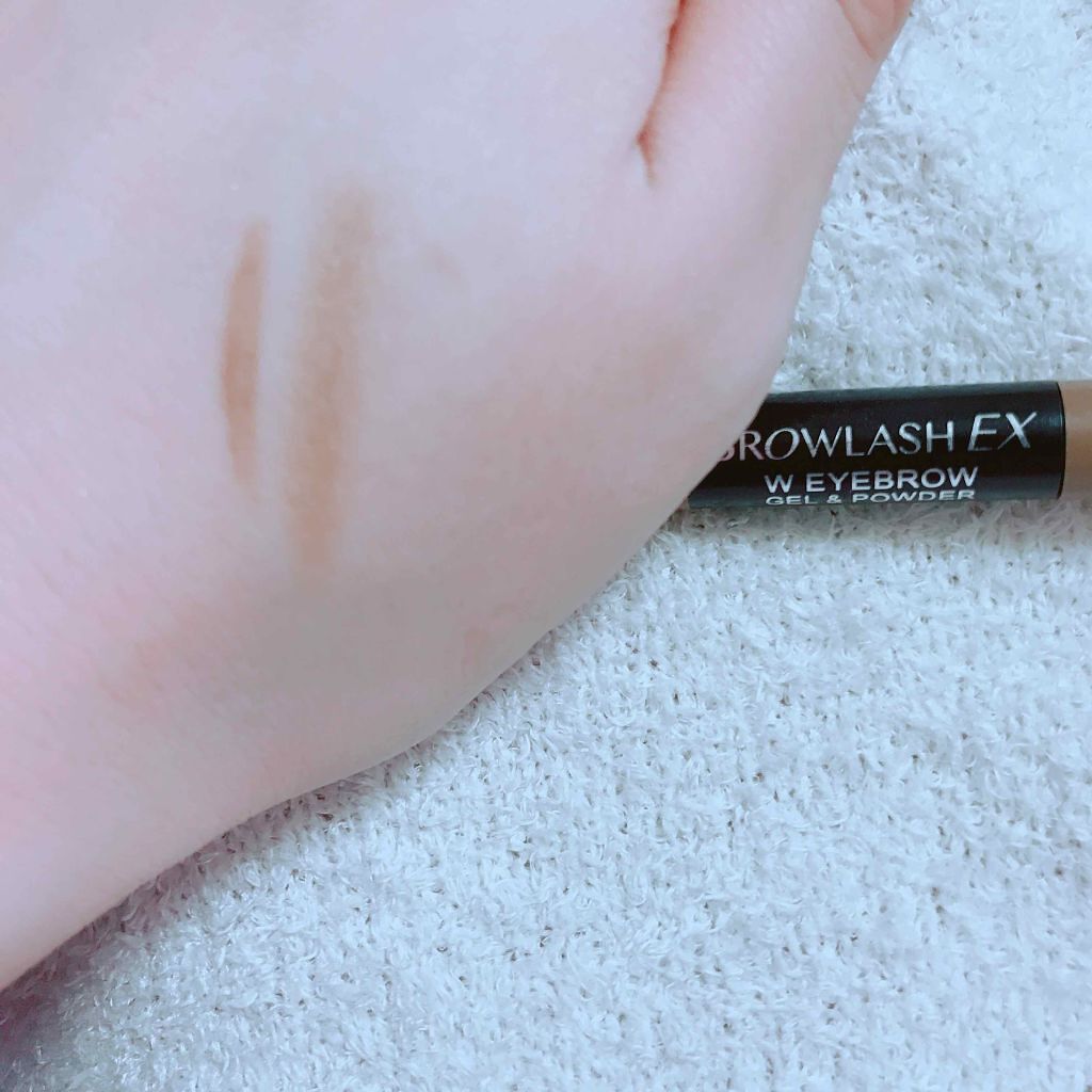 ブロウラッシュEX ウォーターストロング Wアイブロウ (ジェルペンシル&パウダー)/ブロウラッシュ/パウダーアイブロウを使ったクチコミ(4枚目)