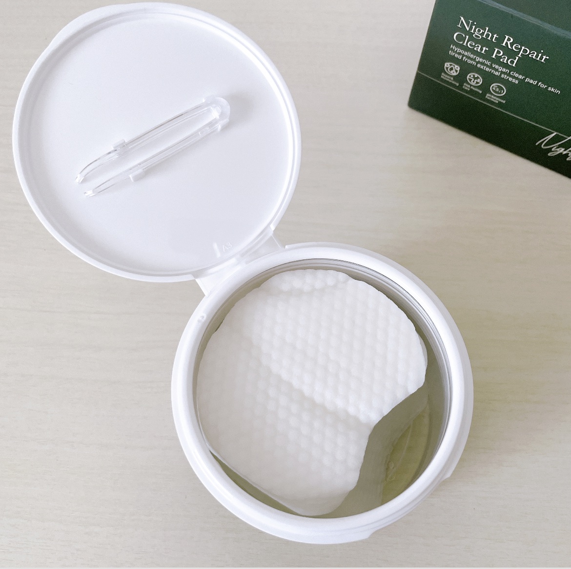 ナイトリペアクリアパッド/NOAV/化粧水を使ったクチコミ（2枚目）