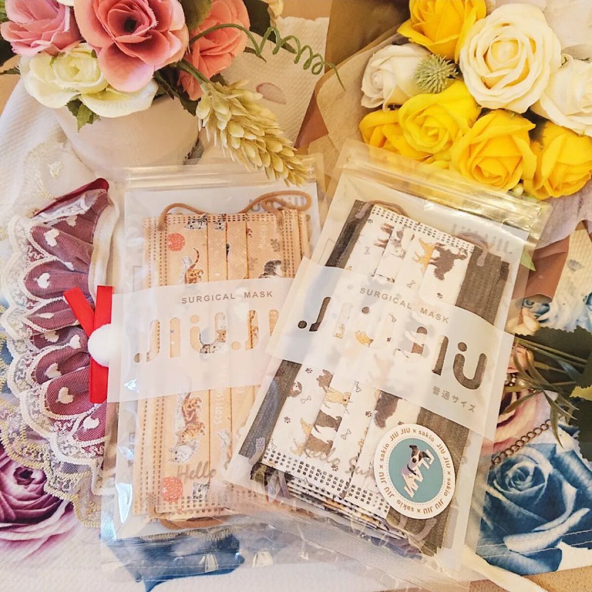 サージカルマスク/JIUJIU/マスクを使ったクチコミ（1枚目）