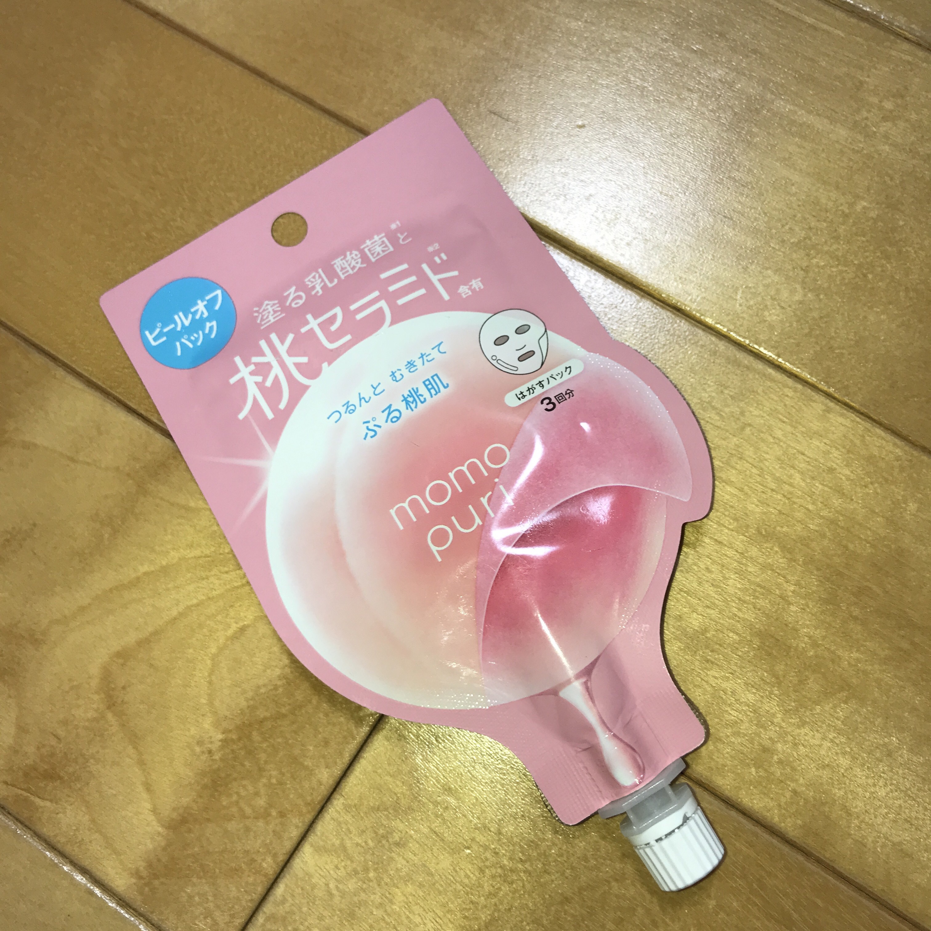 ももぷり フレッシュピールオフパック/ももぷり/ピーリングを使ったクチコミ（1枚目）