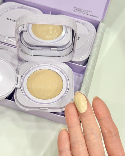 SPステイ クリームパクト ファンデーション/MAYBELLINE NEW YORK/クリーム・エマルジョンファンデーションを使ったクチコミ(1枚目)