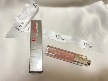 【旧】ディオール アディクト リップ マキシマイザー 001 ピンク（ディオールマニア限定品）（生産終了）/Dior/リップグロスを使ったクチコミ（1枚目）