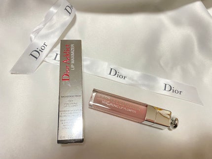 【旧】ディオール アディクト リップ マキシマイザー 001 ピンク(ディオールマニア限定品)(生産終了)/Dior/リップグロスを使ったクチコミ(1枚目)