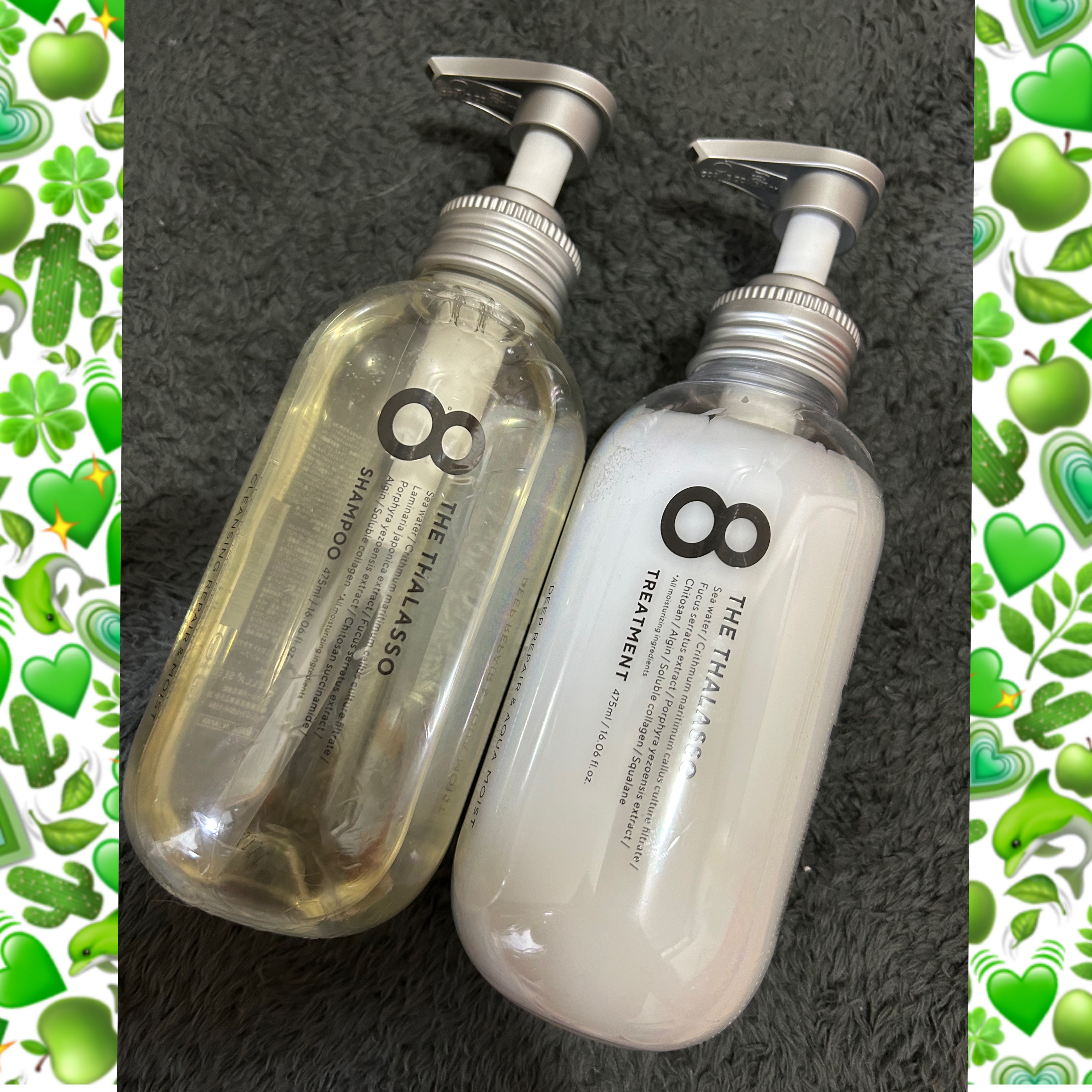 [旧商品]クレンジングリペア＆モイスト 美容液シャンプー／ディープリペア＆アクアモイスト 美容液トリートメント/エイトザタラソ/市販シャンプーを使ったクチコミ（1枚目）