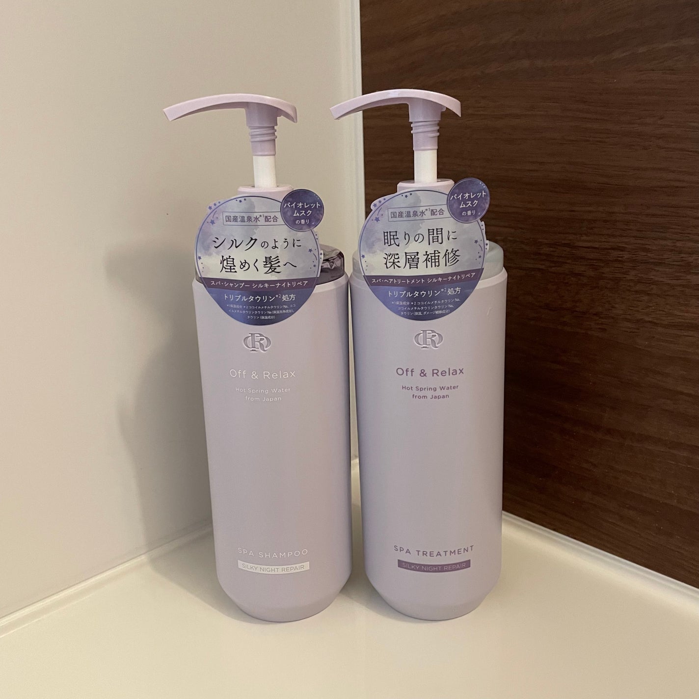 OR スパ・シャンプー/ヘアトリートメント シルキーナイトリペア/Off&Relax/市販シャンプーを使ったクチコミ(1枚目)