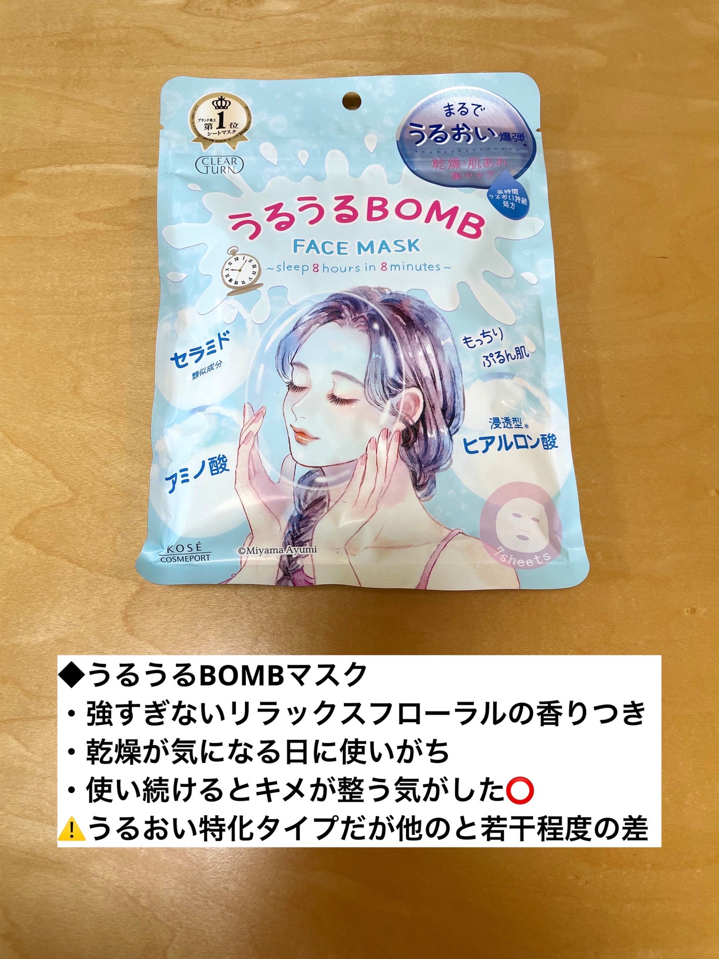 うるうるBOMBマスク/クリアターン/シートマスク・パックを使ったクチコミ(4枚目)