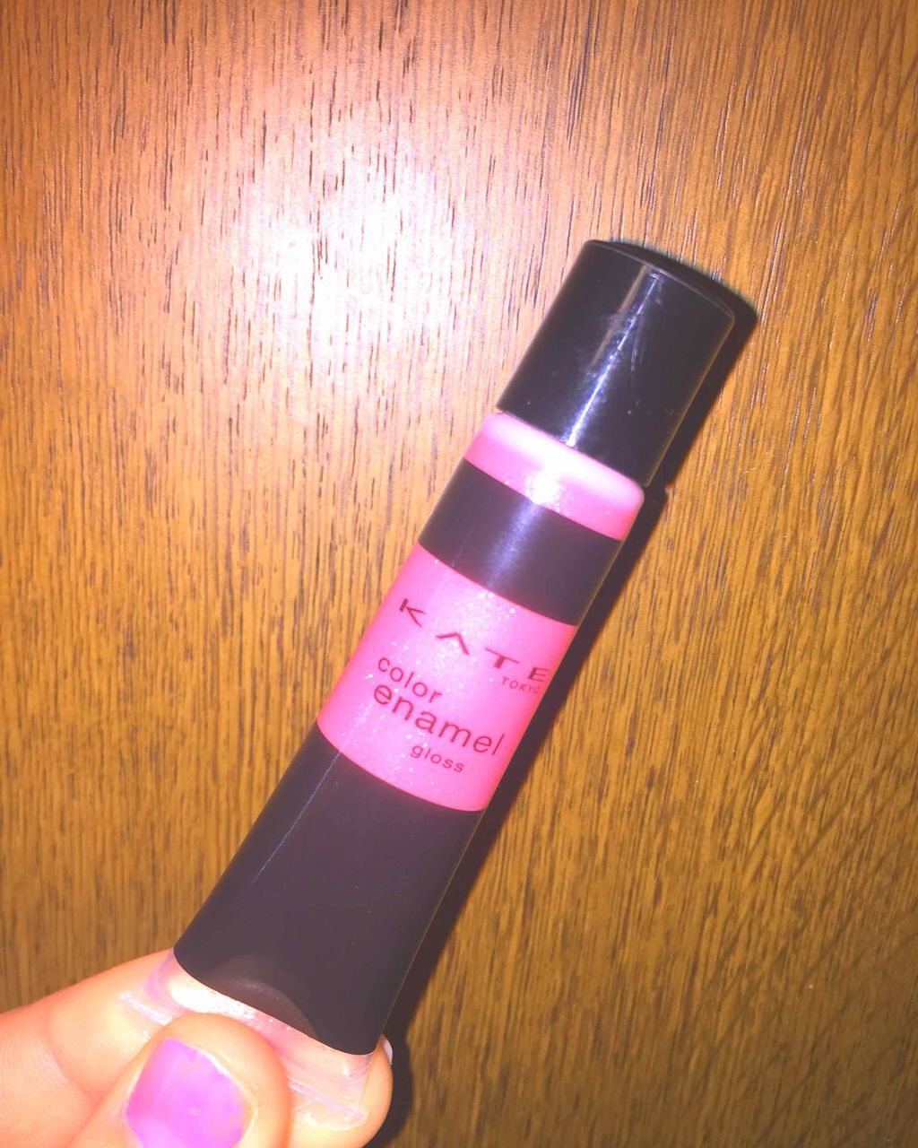 カラーエナメルグロス/KATE/リップグロスを使ったクチコミ（3枚目）