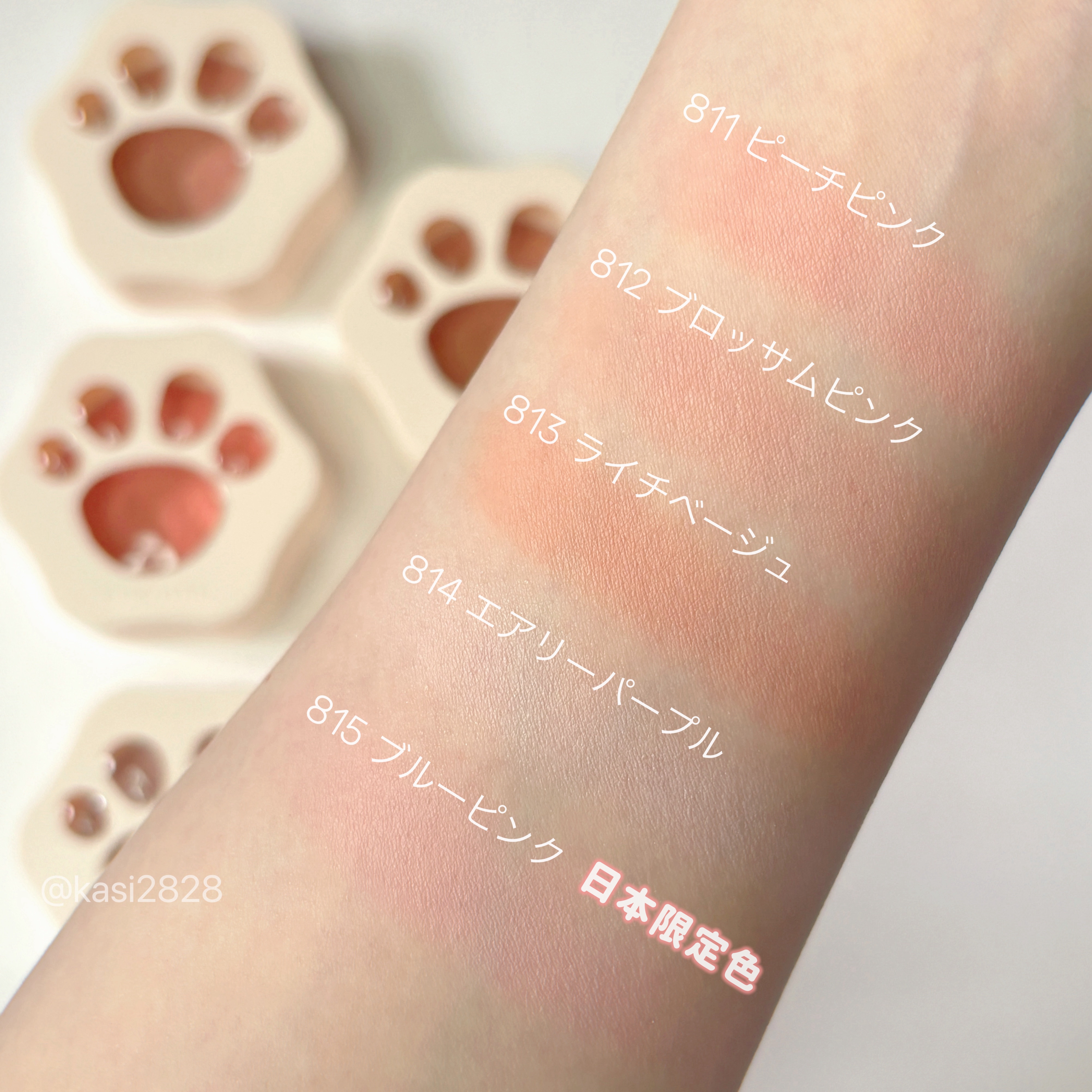 肉球チーク/CHIOTURE/パウダーチークを使ったクチコミ（3枚目）