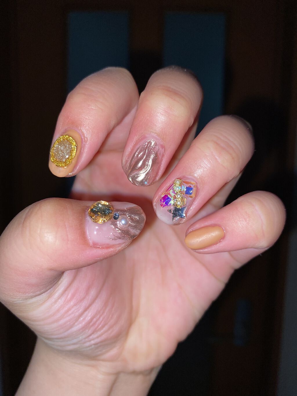 ジェルネイル(ライト対応)/セリア/ジェルネイルを使ったクチコミ(2枚目)