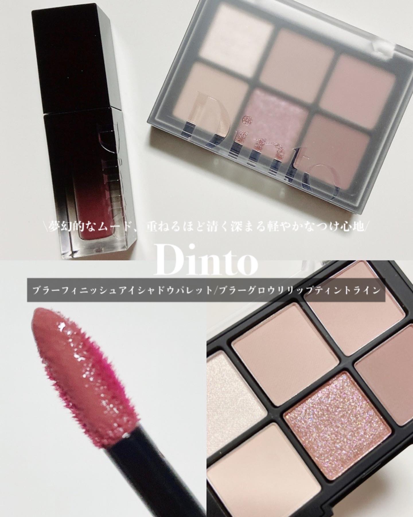ブラーフィニシュシャドウパレット/Dinto/アイシャドウパレットを使ったクチコミ（1枚目）
