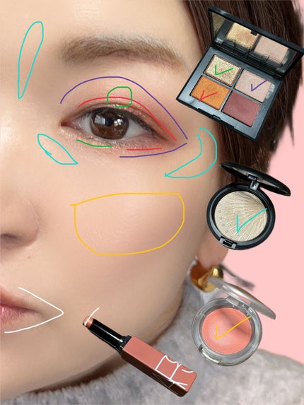 クワッドアイシャドー/NARS/アイシャドウパレットを使ったクチコミ(2枚目)