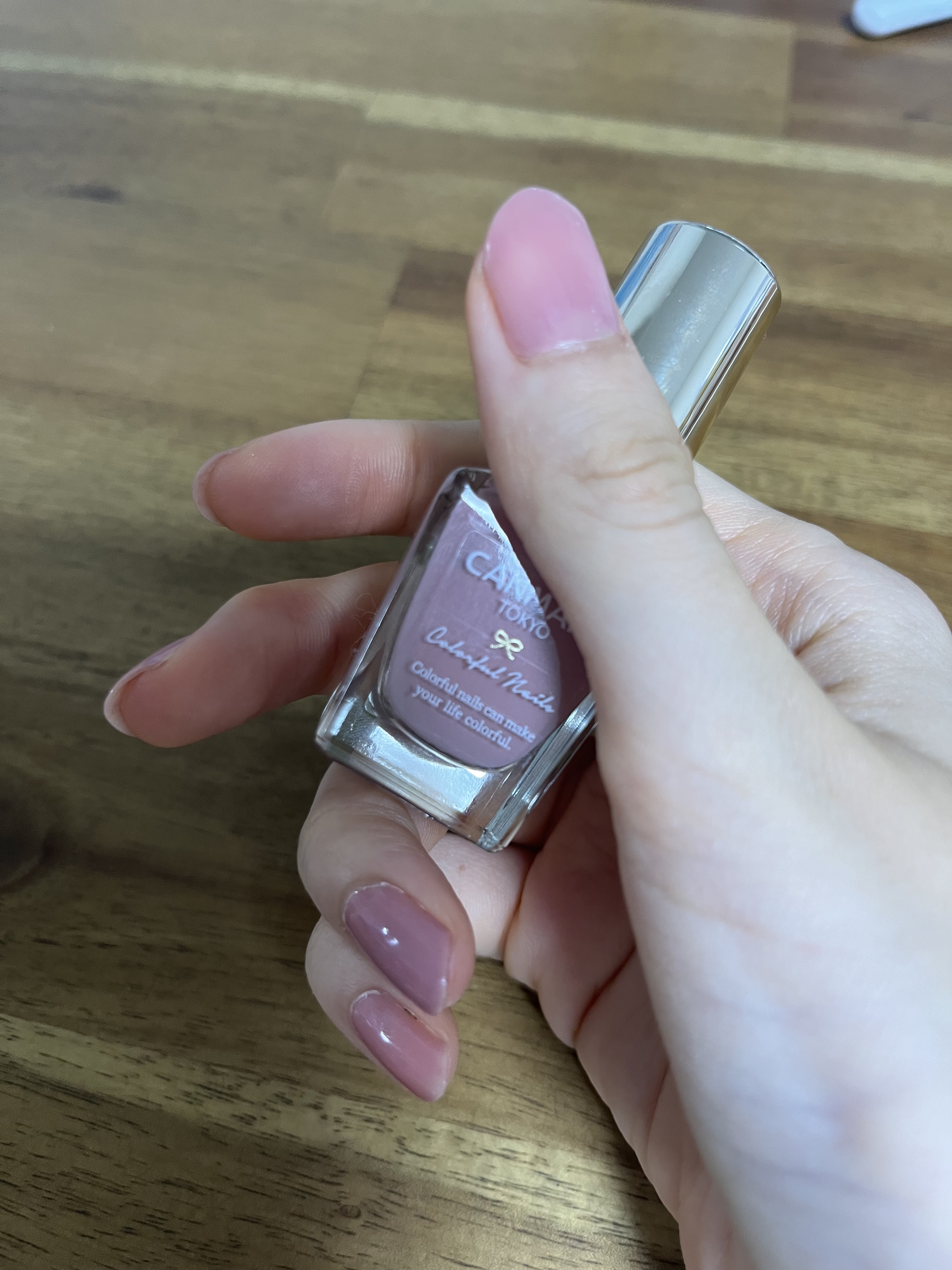 カラフルネイルズ N08 ミスティモーヴ/キャンメイク/マニキュアを使ったクチコミ（1枚目）