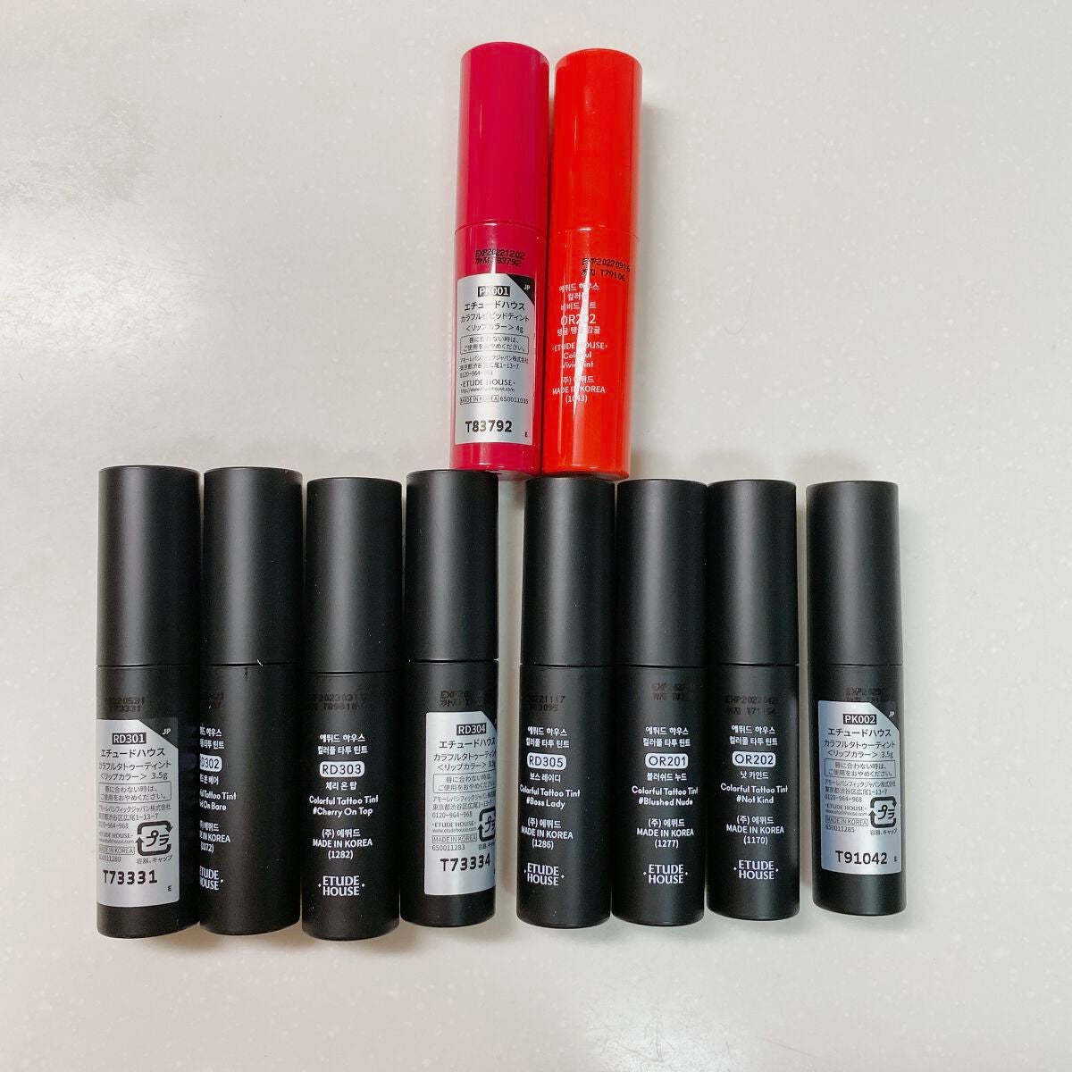 カラフルビビッドティント/ETUDE/口紅を使ったクチコミ(9枚目)
