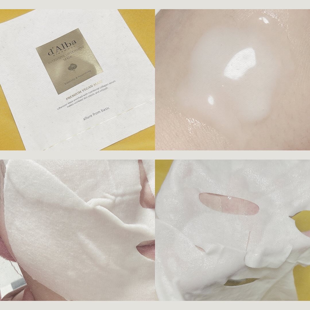 ホワイトトリュフナリシングトリートメントマスク/ダルバ/シートマスク・パックを使ったクチコミ（2枚目）