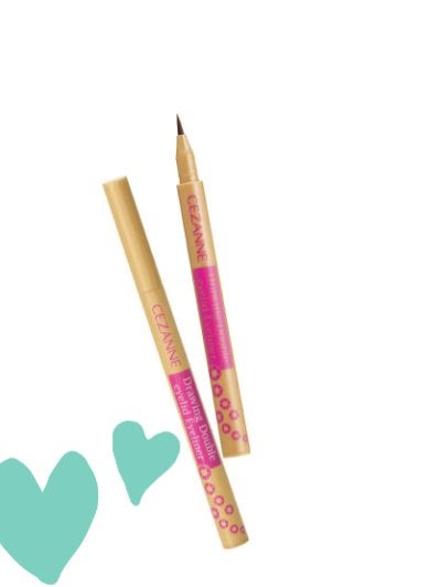 描くふたえアイライナー/CEZANNE/リキッドアイライナーを使ったクチコミ(1枚目)