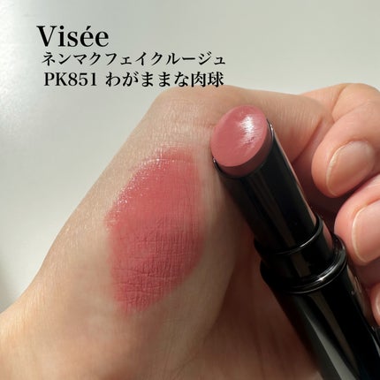 ネンマクフェイク ルージュ/Visée/口紅を使ったクチコミ(2枚目)