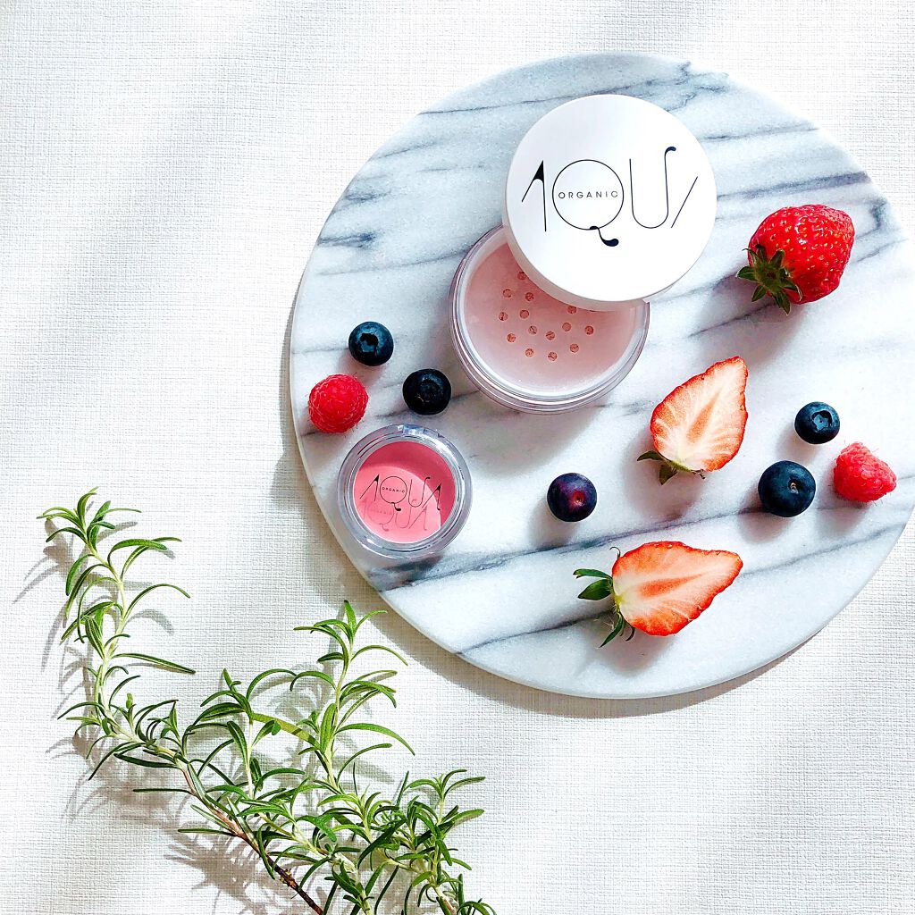 オーガニッククリームチーク/アクア・アクア/ジェル・クリームチークを使ったクチコミ(1枚目)