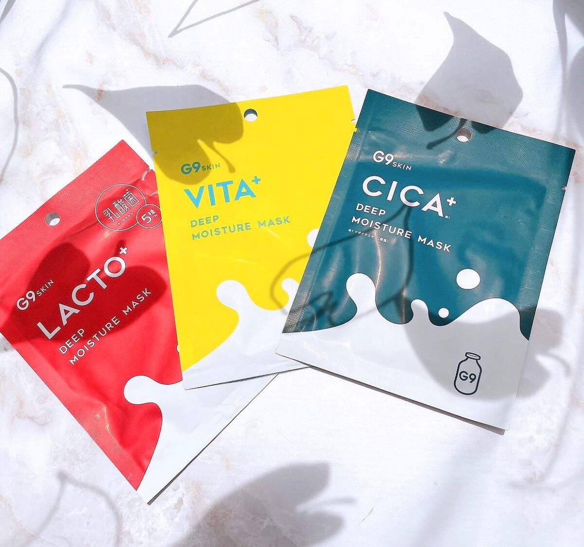 ラクトプラス ディープモイスチャーマスク/G9SKIN/シートマスク・パックを使ったクチコミ（1枚目）