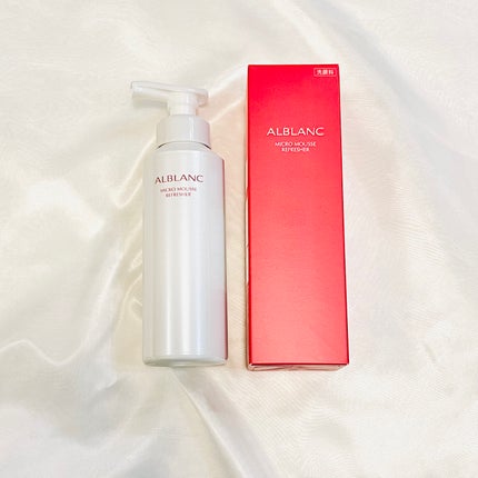 マイクロムース リフレッシャー/ALBLANC/泡洗顔を使ったクチコミ(1枚目)