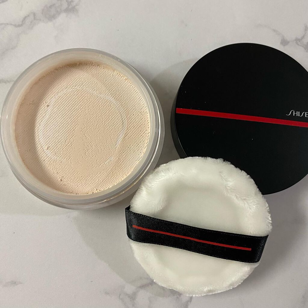シンクロスキン インビジブル シルク ルースパウダー ラディアント/SHISEIDO/ルースパウダーを使ったクチコミ(3枚目)