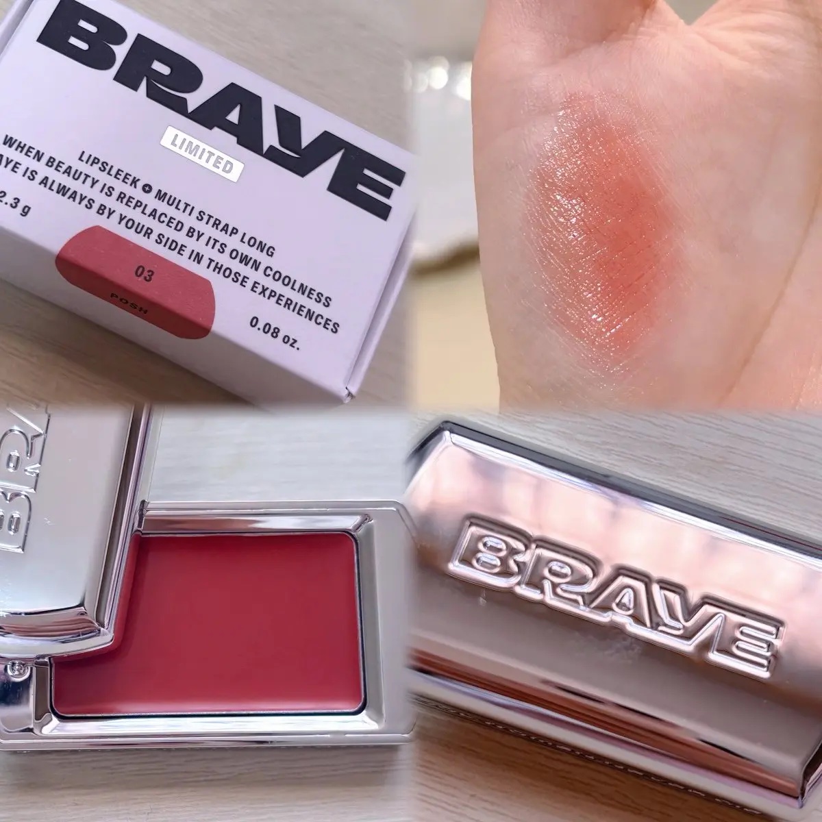 BRAYE LIPSLEEK 03ボシュ/BRAYE/口紅を使ったクチコミ（2枚目）