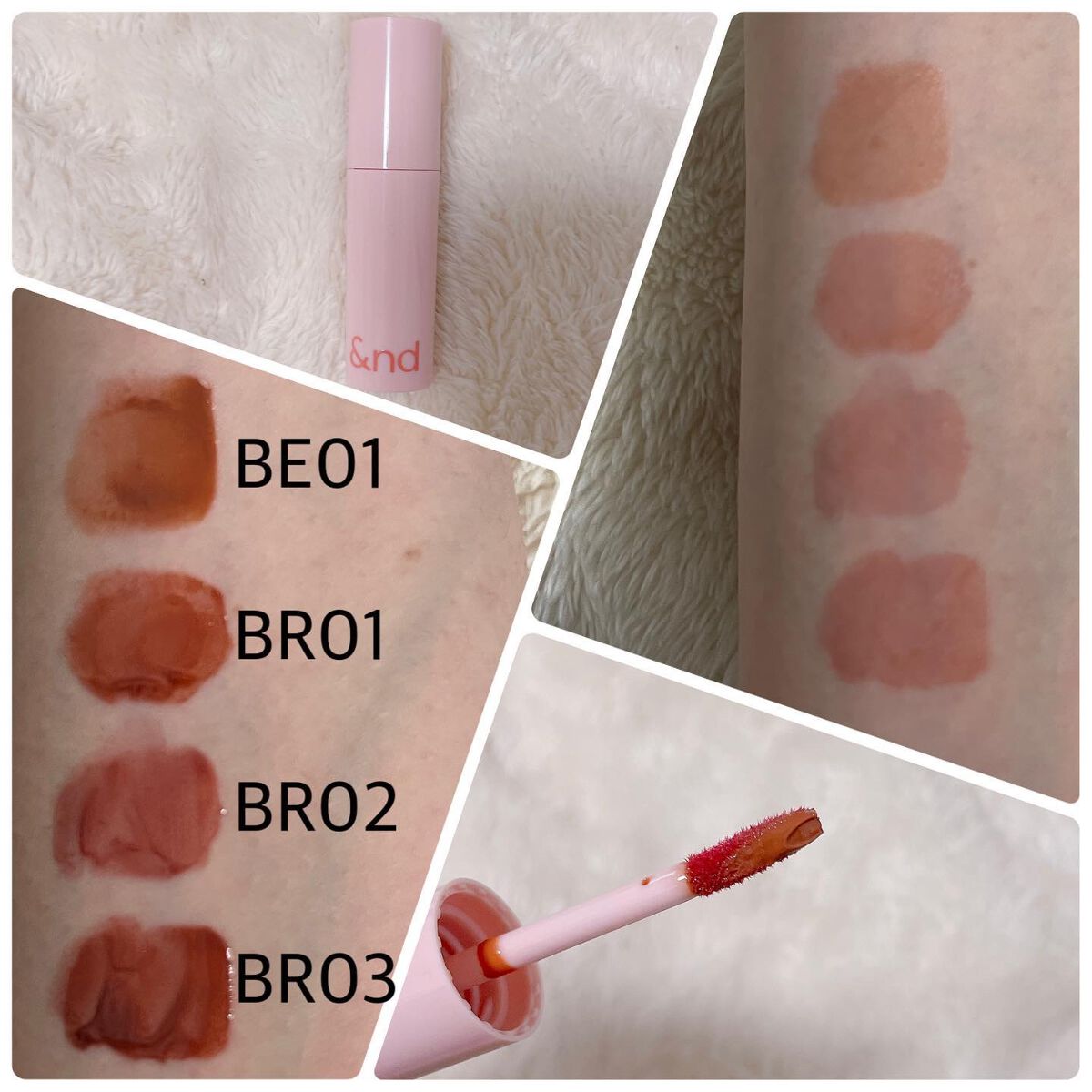 アンドバイロムアンド　グラッシーボムティント/&nd by rom&nd/リップティントを使ったクチコミ（3枚目）