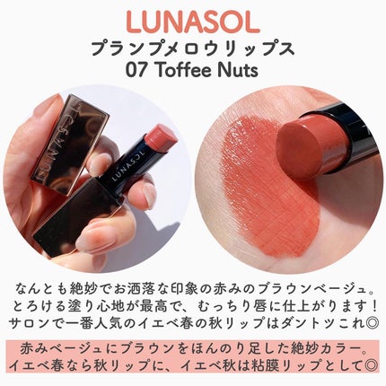 プランプメロウリップス/LUNASOL/口紅を使ったクチコミ(3枚目)