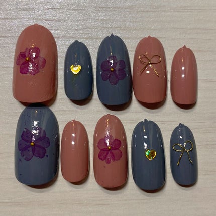 しずくネイルシール/キャンドゥ/ネイルシールを使ったクチコミ(1枚目)