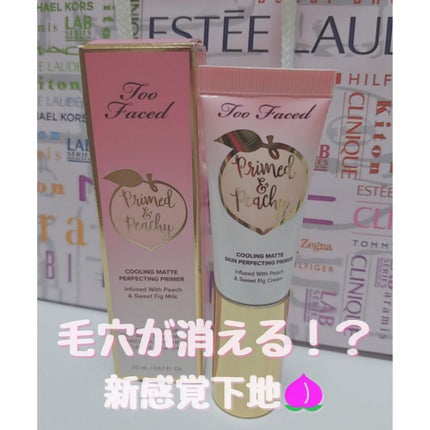 プライムド & ピーチィ クーリング マット パーフェクティング プライマー/Too Faced/化粧下地を使ったクチコミ(1枚目)