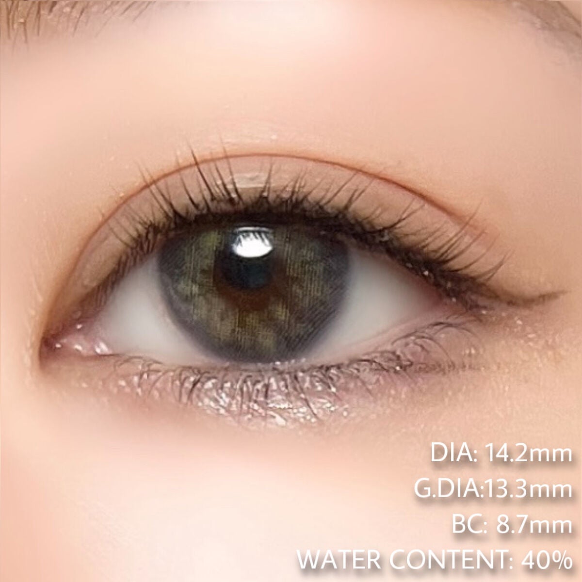 romantea venice gray (ロマンティーベニスグレー)/THEPIEL/カラーコンタクトレンズを使ったクチコミ(8枚目)