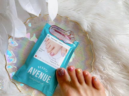 リアルジェルネイルシール フット専用/BEAUTY AVENUE/ネイルシールを使ったクチコミ(4枚目)