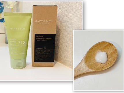 Sensitive Soothing Gel Cream/MARY&MAY/フェイスクリームを使ったクチコミ(4枚目)