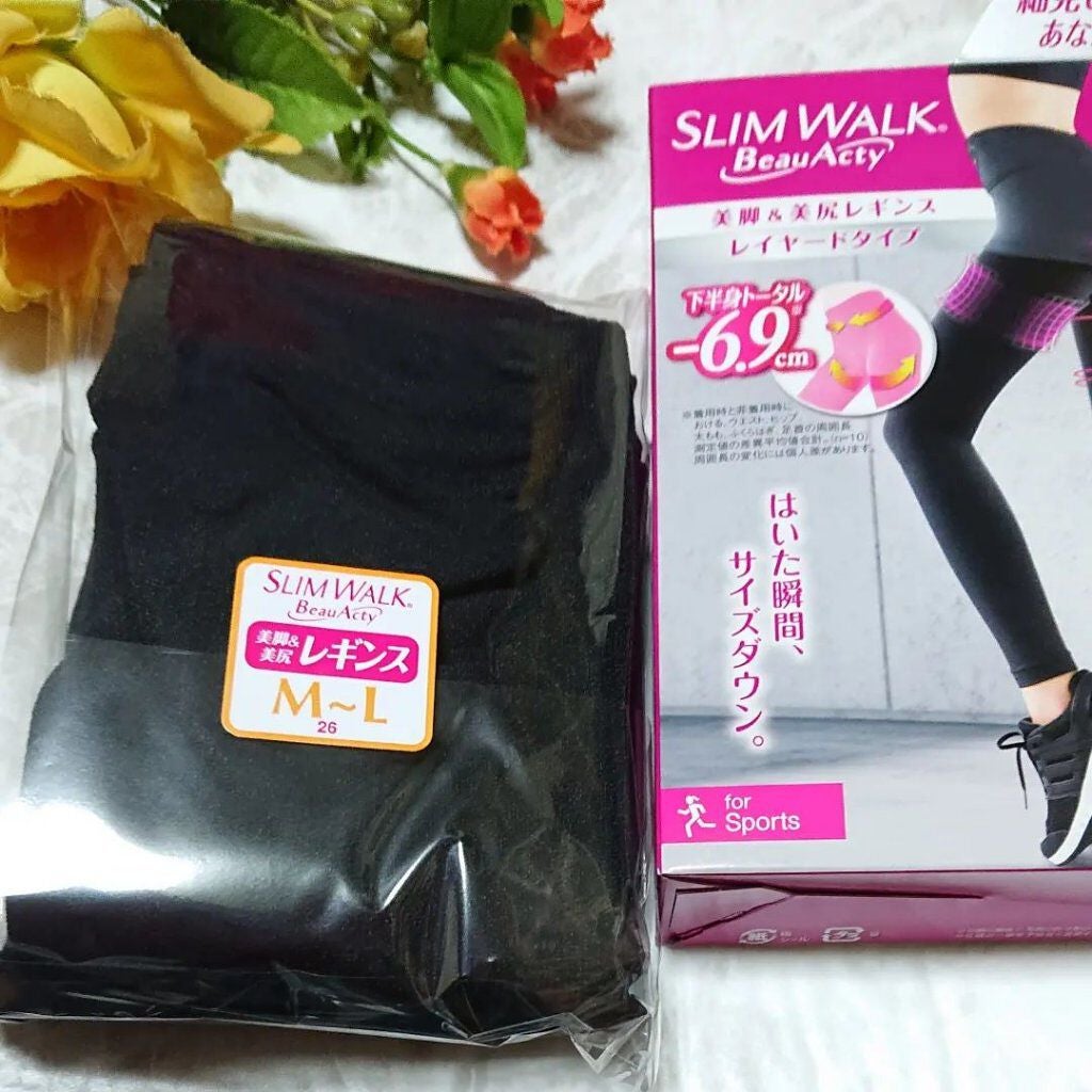 Beau-Acty 美脚&美尻レギンス/SLIMWALK/着圧ソックス・レギンスを使ったクチコミ(3枚目)