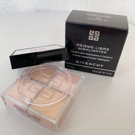 プリズム・リーブル・ハイライター/GIVENCHY/パウダーハイライトを使ったクチコミ(4枚目)