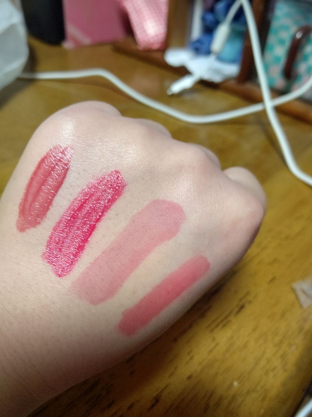 ジューシーラスティングティント/rom&nd/リップティントを使ったクチコミ（3枚目）