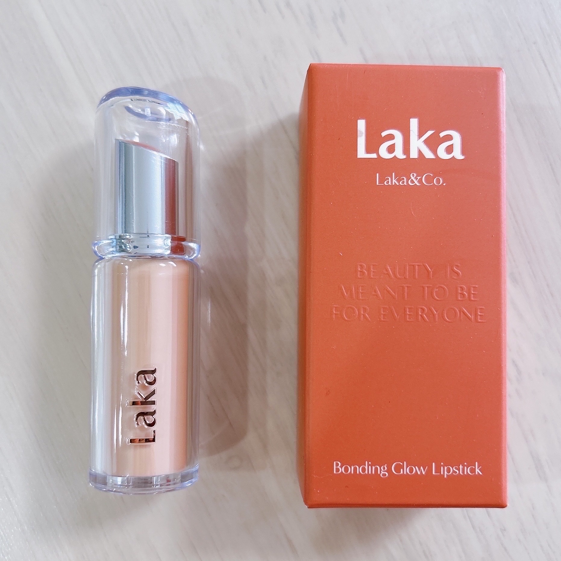 ボンディンググロウリップスティック/Laka/口紅を使ったクチコミ（2枚目）