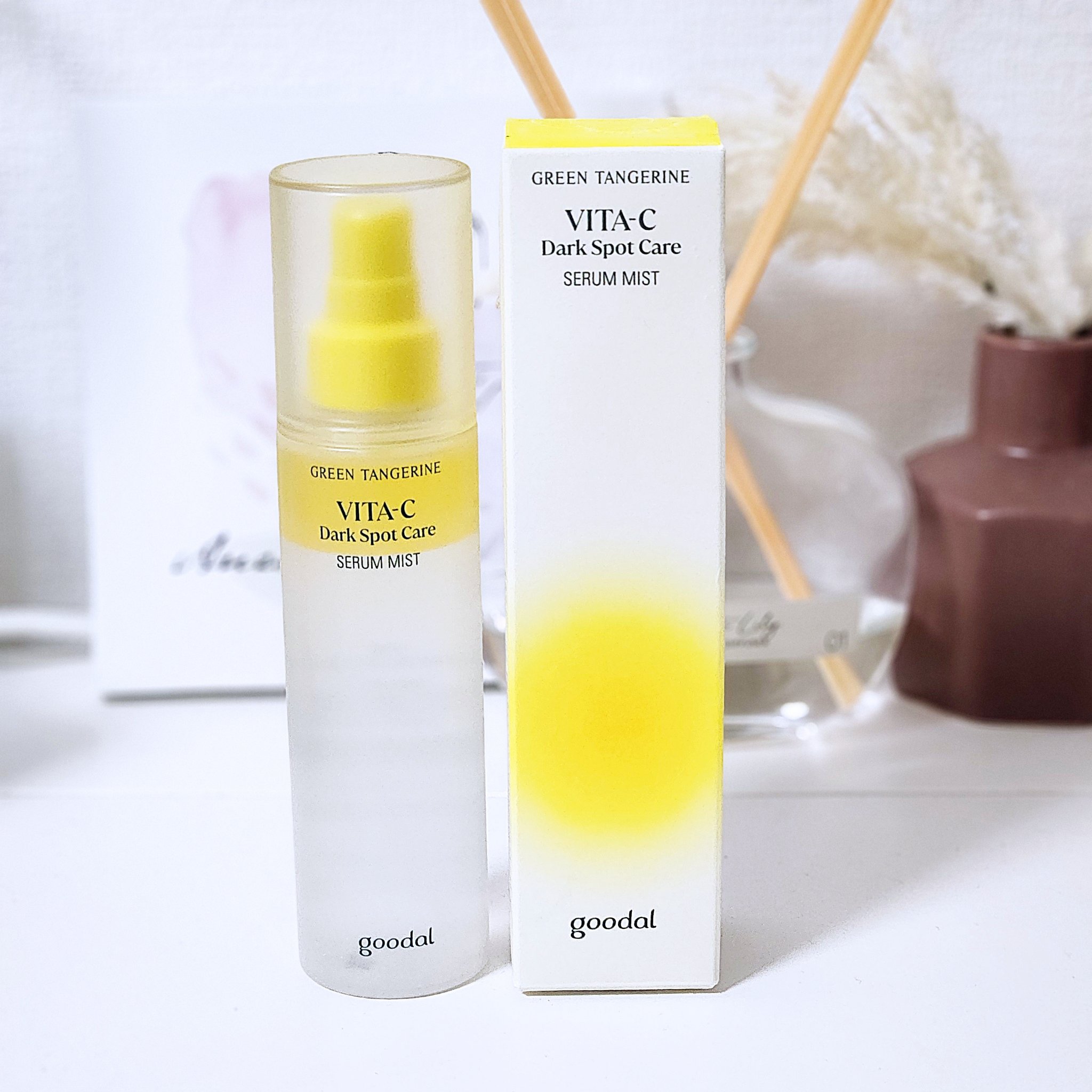 グリーンタンジェリンビタC セラムミスト/goodal/ミスト状化粧水を使ったクチコミ（1枚目）