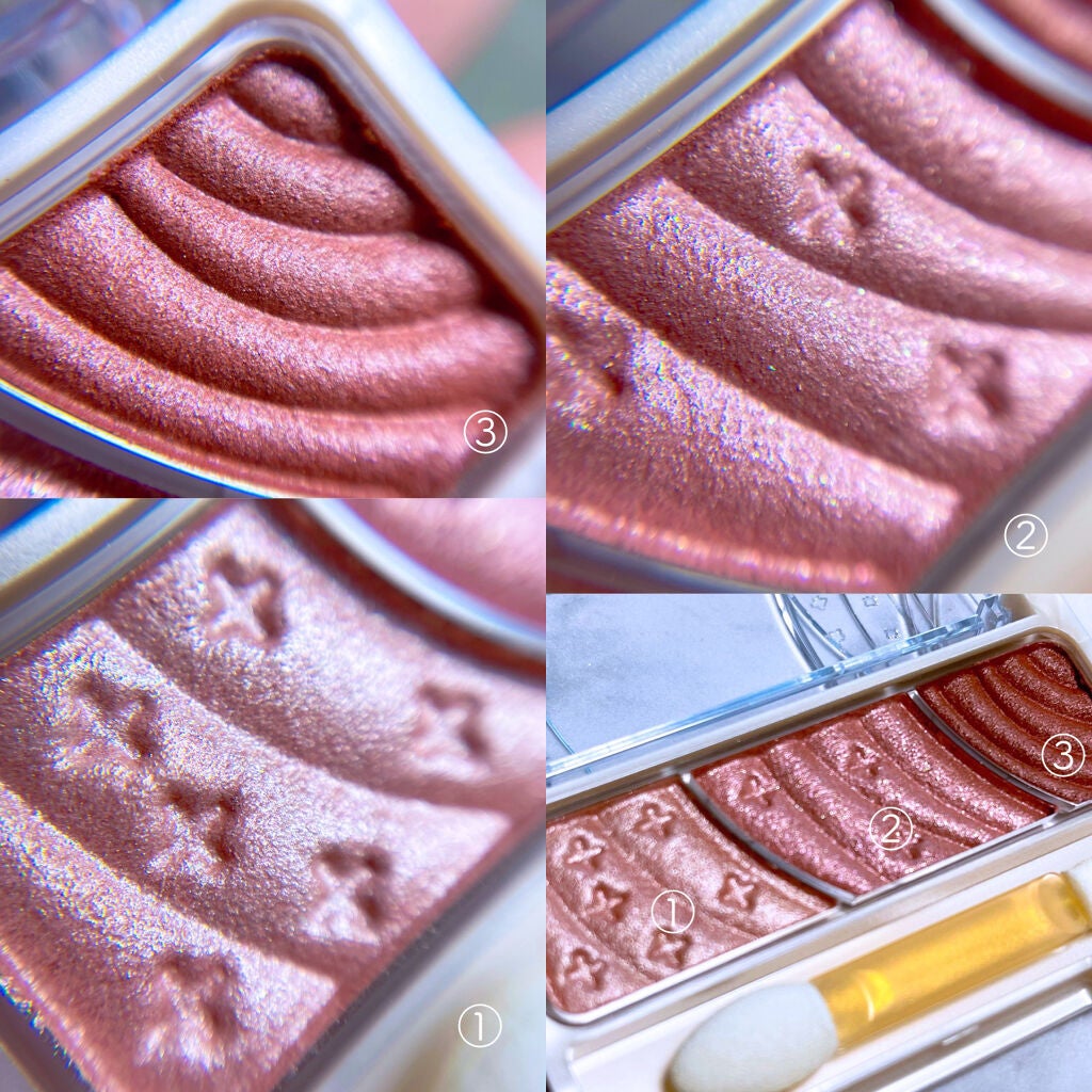 トーンアップアイシャドウ/CEZANNE/アイシャドウパレットを使ったクチコミ(4枚目)