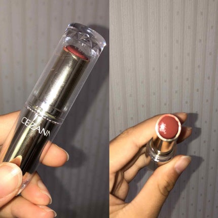 ラスティンググロスリップ/CEZANNE/口紅を使ったクチコミ(2枚目)