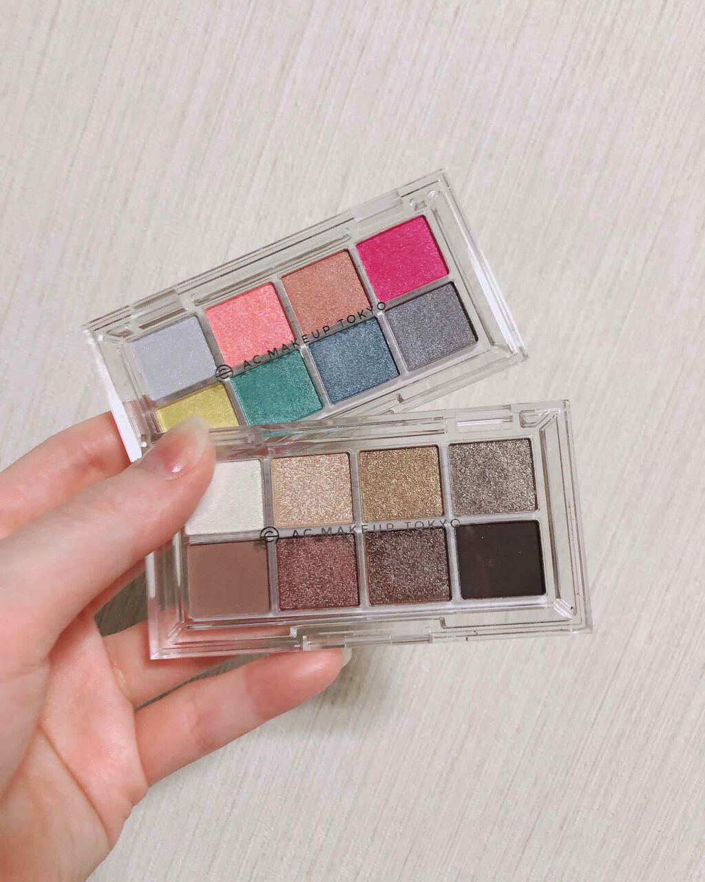 AC8カラーアイパレット/セリア/アイシャドウパレットを使ったクチコミ(1枚目)