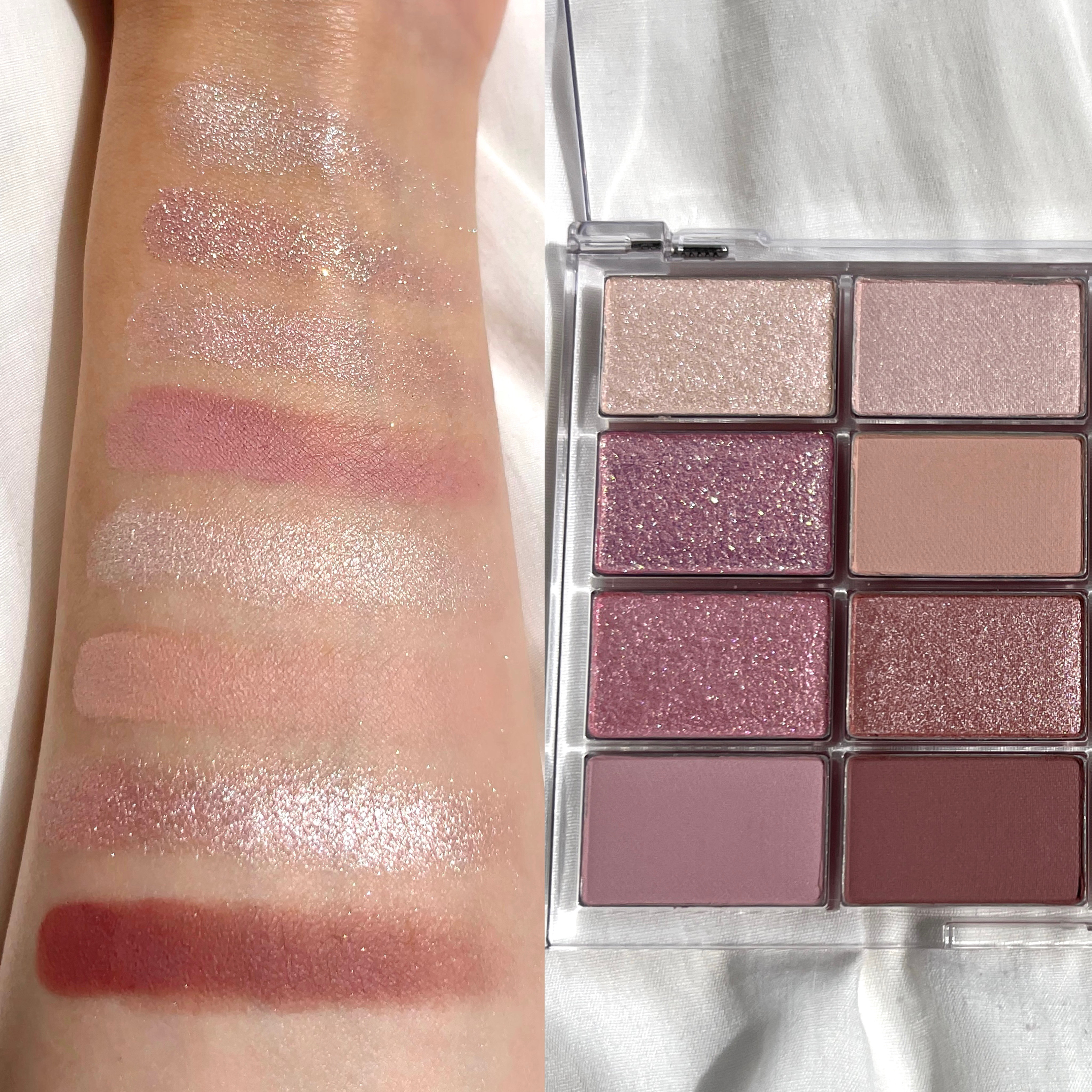 ソフトブラーリングアイパレット/wakemake/アイシャドウパレットを使ったクチコミ（3枚目）