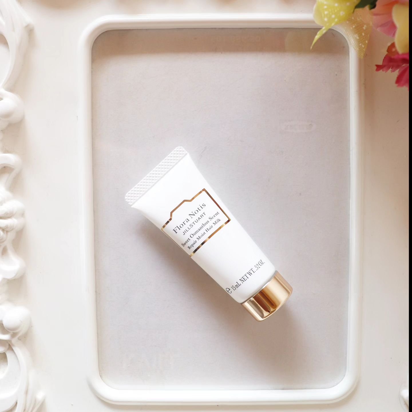 スウィートオスマンサス リペアモイスト ヘアミルク /Flora Notis JILL STUART/ヘアミルクを使ったクチコミ（1枚目）