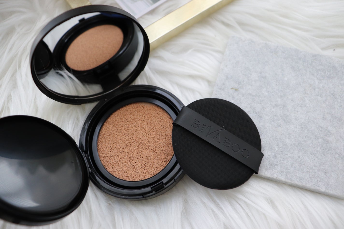 ベルベットジュエルクッション/BIVABOO/クッションファンデーションを使ったクチコミ(2枚目)