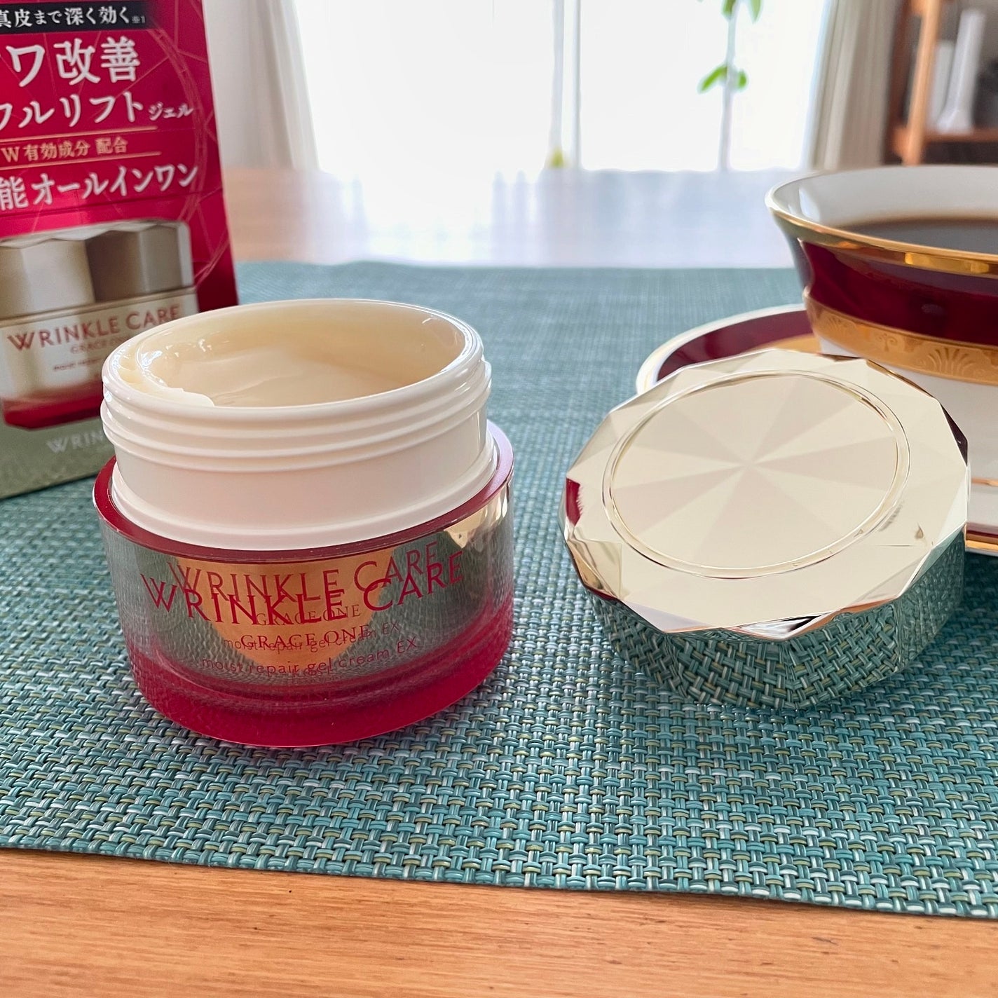 グレイスワン リンクルケア リンクルリフトジェル【医薬部外品】/グレイスワン/オールインワン化粧品を使ったクチコミ(7枚目)