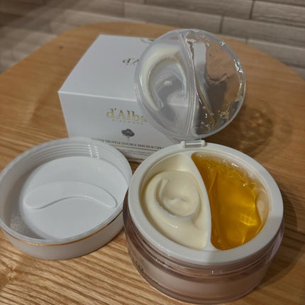 ホワイトトリュフダブルセラムアンドクリーム/ダルバ/フェイスクリームを使ったクチコミ(4枚目)